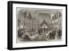 Opening of the Italian Exposition at Florence by Victor Emmanuel-null-Framed Giclee Print