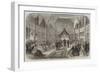 Opening of the Italian Exposition at Florence by Victor Emmanuel-null-Framed Giclee Print