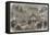 Opening of the Italian Exposition at Florence by Victor Emmanuel-null-Framed Stretched Canvas