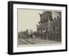 Opening of the Jaffa and Jerusalem Railway, the New Station at Jerusalem-null-Framed Giclee Print