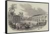 Opening of the Jamaica Railway, Kingston Terminus-null-Framed Stretched Canvas