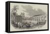 Opening of the Jamaica Railway, Kingston Terminus-null-Framed Stretched Canvas