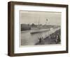 Opening of the Kaiser Wilhelm Canal by the German Emperor-null-Framed Premium Giclee Print