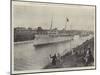 Opening of the Kaiser Wilhelm Canal by the German Emperor-null-Mounted Giclee Print