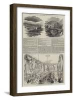 Opening of the Lancaster and Carlisle Railway-null-Framed Giclee Print