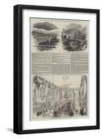 Opening of the Lancaster and Carlisle Railway-null-Framed Giclee Print