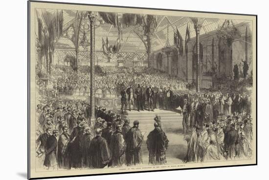 Opening of the Leeds Exhibition by the Prince of Wales-Charles Robinson-Mounted Giclee Print