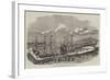 Opening of the Marshall Dock at the Port of Silloth-null-Framed Giclee Print