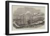 Opening of the Marshall Dock at the Port of Silloth-null-Framed Giclee Print