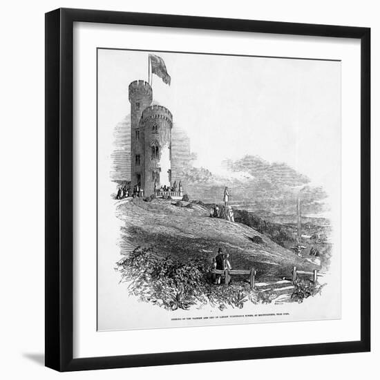 Opening of the Mathew and City of London Temperance Tower, at Mount Patrick, Near Cork, 1846-null-Framed Giclee Print