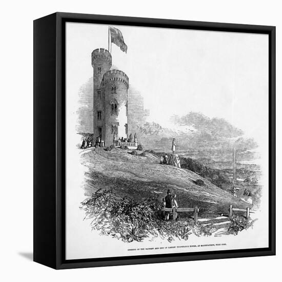 Opening of the Mathew and City of London Temperance Tower, at Mount Patrick, Near Cork, 1846-null-Framed Stretched Canvas