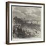 Opening of the Metropolitan Boating Season on Saturday Last, the Procession of Boats at Barnes-null-Framed Giclee Print