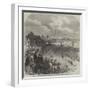 Opening of the Metropolitan Boating Season on Saturday Last, the Procession of Boats at Barnes-null-Framed Giclee Print