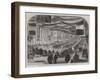 Opening of the Metropolitan Railway, Banquet at the Farringdon-Street Station-null-Framed Giclee Print