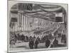 Opening of the Metropolitan Railway, Banquet at the Farringdon-Street Station-null-Mounted Giclee Print