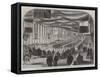 Opening of the Metropolitan Railway, Banquet at the Farringdon-Street Station-null-Framed Stretched Canvas