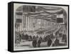 Opening of the Metropolitan Railway, Banquet at the Farringdon-Street Station-null-Framed Stretched Canvas