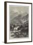 Opening of the Mont Cenis Tunnel, the Town of Susa-null-Framed Giclee Print