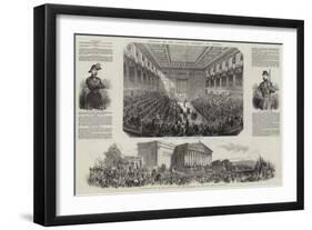 Opening of the National Assembly of France-null-Framed Giclee Print