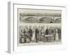 Opening of the New Bridge over the Thames at Putney by the Prince and Princess of Wales-null-Framed Giclee Print