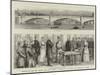 Opening of the New Bridge over the Thames at Putney by the Prince and Princess of Wales-null-Mounted Giclee Print