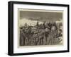 Opening of the New Campaign in Spain, Alphonsist Troops on the March-null-Framed Giclee Print