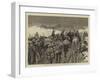 Opening of the New Campaign in Spain, Alphonsist Troops on the March-null-Framed Giclee Print