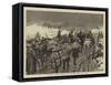 Opening of the New Campaign in Spain, Alphonsist Troops on the March-null-Framed Stretched Canvas