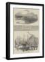 Opening of the New Docks at Sunderland-null-Framed Giclee Print