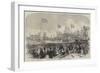 Opening of the New Docks at West Hartlepool-null-Framed Giclee Print