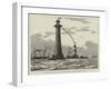 Opening of the New Eddystone Lighthouse by the Duke of Edinburgh-null-Framed Giclee Print