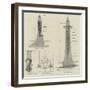 Opening of the New Eddystone Lighthouse-null-Framed Giclee Print