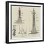 Opening of the New Eddystone Lighthouse-null-Framed Giclee Print