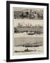 Opening of the New Holyhead Harbour by the Prince of Wales-null-Framed Giclee Print