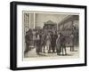 Opening of the New Irish Land Court in Connaught-Frank Dadd-Framed Giclee Print
