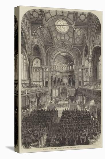 Opening of the New Jewish Synagogue, Berlin-null-Stretched Canvas