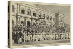 Opening of the New Kachcheri, or Government Offices, at Kandy, Ceylon-null-Stretched Canvas