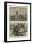 Opening of the New Marylebone Infirmary by the Prince and Princess of Wales-null-Framed Giclee Print