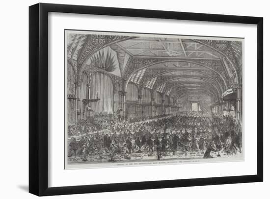 Opening of the New Metropolitan Meat Market, Smithfield, the Banquet-null-Framed Giclee Print