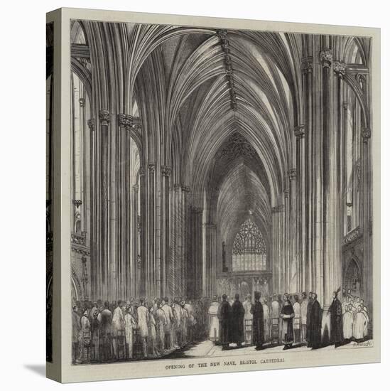 Opening of the New Nave, Bristol Cathedral-null-Stretched Canvas