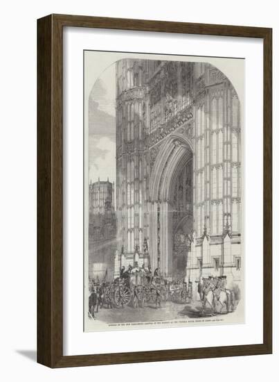 Opening of the New Parliament-null-Framed Giclee Print