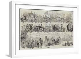 Opening of the New Royal Exchange-null-Framed Giclee Print