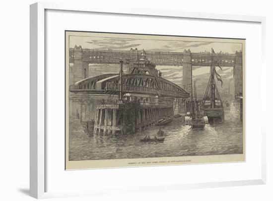 Opening of the New Swing Bridge at Newcastle-On-Tyne-null-Framed Giclee Print