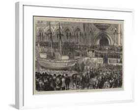 Opening of the New Town Hall at Bradford, the Procession-null-Framed Giclee Print