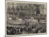 Opening of the New Town Hall at Bradford, the Procession-null-Mounted Giclee Print