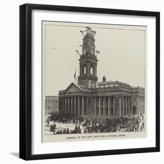 Opening of the New Town Hall, Durban, Natal-null-Framed Giclee Print