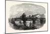 Opening of the North Devon Railway: the Iron Railway Bridge over the River Taw Near Barnstaple 1854-null-Mounted Giclee Print