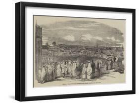 Opening of the Nottingham Arboretum, the Mayor's Address-null-Framed Giclee Print