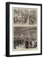 Opening of the Paris Exhibition-null-Framed Giclee Print
