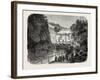 Opening of the Public Garden of Mascara, a Town in Algeria. 1855-null-Framed Giclee Print